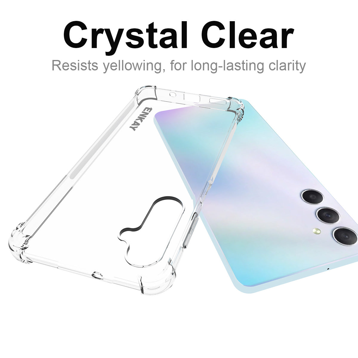ENKAY HAT PRINCE For Samsung Galaxy M54 5G / F54 5G TPU Clear Phone Case with High Aluminium-silicon Glass Screen Film ENKAY HAT PRINCE For Samsung Galaxy M54 5G / F54 5G TPU Clear Phone Case with High Aluminium-silicon Glass Screen Film